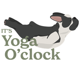 It's Yoga O'Clock Dog Sticker
