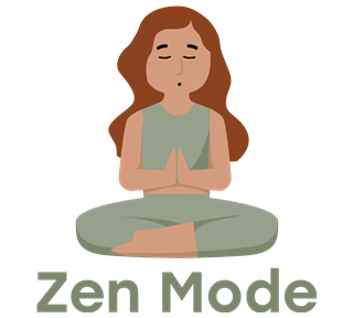 Woman Zen Mode Sticker