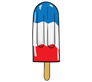 Rocket Popsicle Sticker