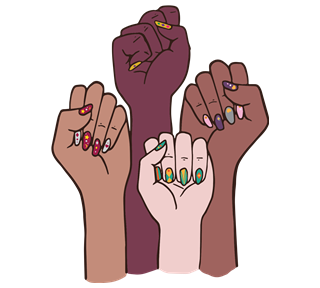 Feminist Fists Sticker