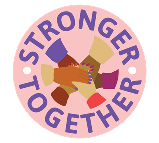 Stronger Together Pink Sticker