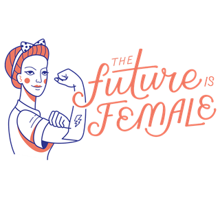 The Future Is Femanle Sticker