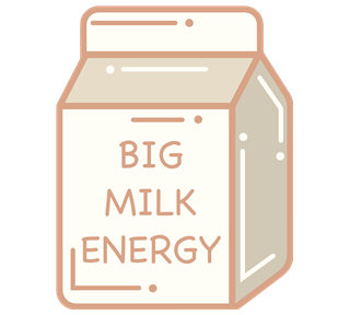 Big Milk Energy Sticker