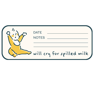 Milk Label Sticker