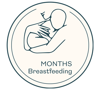 Cuddle Months Of Breastfeeding Sticker