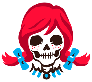 Dead Wendy's Sticker