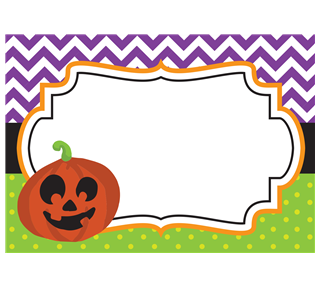 Halloween Name Tag C Sticker