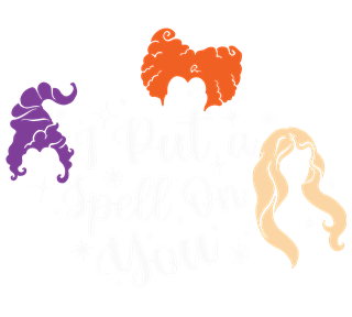 I Put A Spell On You Hocus Pocus Sticker