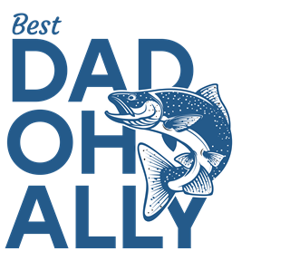 Best Dad Oh-Fish-Ally Sticker