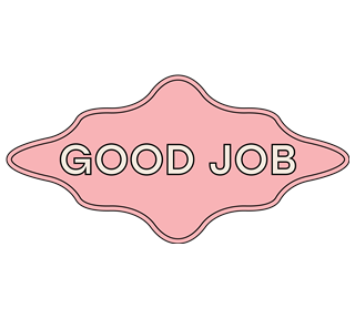 Bohemian Good Job Sticker