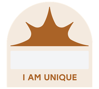 I Am Unique Label Sticker