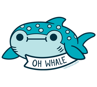 Oh Whale Sticker