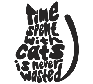 Time Spent With Cats Sticker