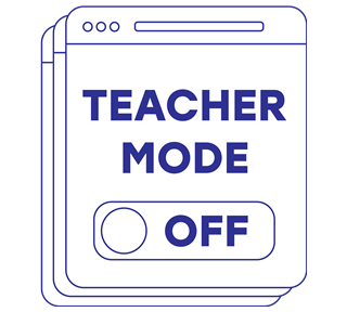 Teacher Mode Off Sticker
