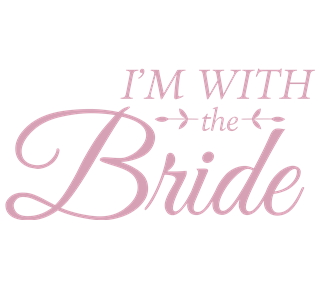 Im With The Bride Sticker