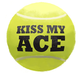 Kiss My Ace Sticker