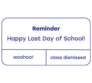 Last Day Of School Sticker