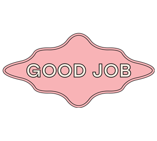 BOHO Good Job Sticker