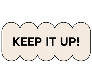 BOHO Keep It Up Sticker