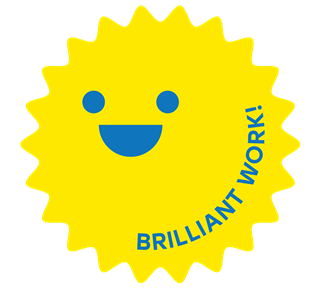 Brilliant Work Sticker