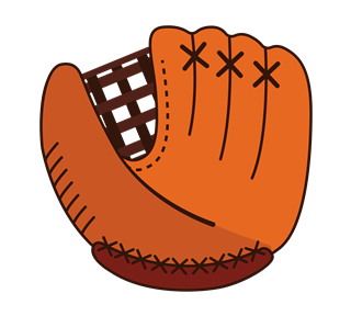 Baseball Gloves Sticker