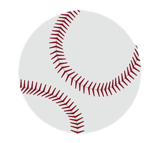 Baseball View 1 Sticker