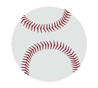 Baseball View 2 Sticker