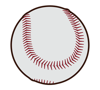 Baseball View 3 Sticker