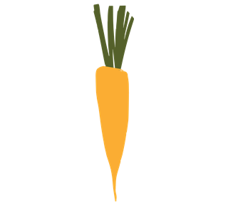 Carrot Style 3 Sticker