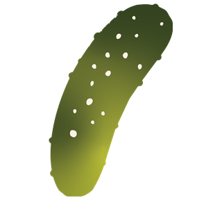 Cucumber Style 2 Sticker