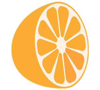 Orange Style 1 Sticker