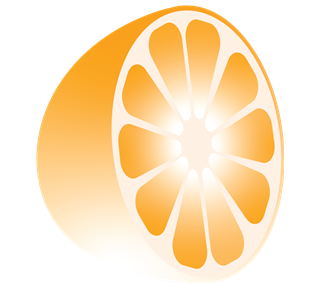 Orange Style 2 Sticker