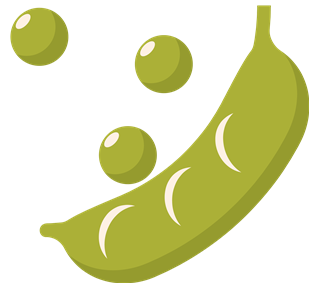 Peas Style 1 Sticker