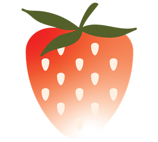 Strawberry Style 2 Sticker