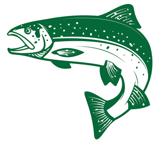 Green Bass Sticker