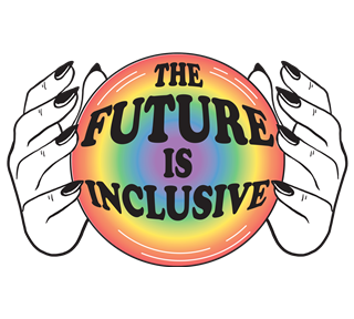 The Future Is Inclusive Sticker