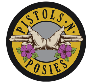Pistols N Posies Sticker