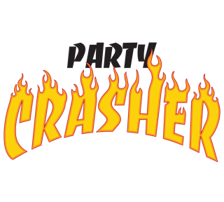 Party Crasher Sticker