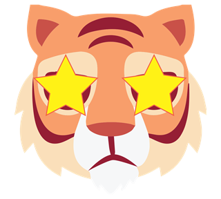Star Tiger Sticker