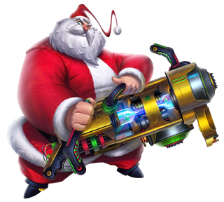 MerryModz Santa Sticker