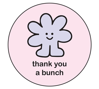 Thank You A Bunch Sticker