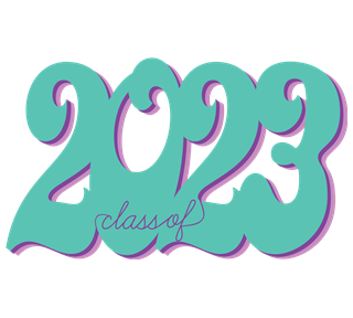 Turquoise Class of 2023 Sticker