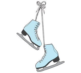 Skates Sticker