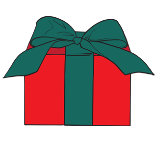 Festive Gift Sticker