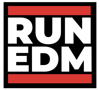 Run EDM Sticker