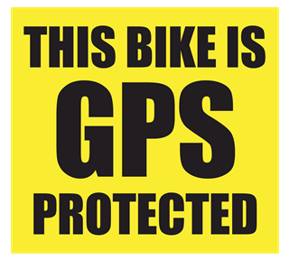 gps sticker for bike