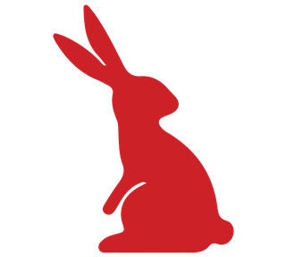 Rabbit Standing Sticker