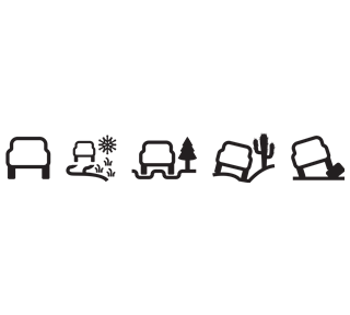 Terrain Response Icons Sticker