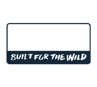 Built For The Wild Label Sticker