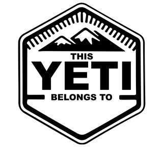 This Yeti Belongs To Sticker